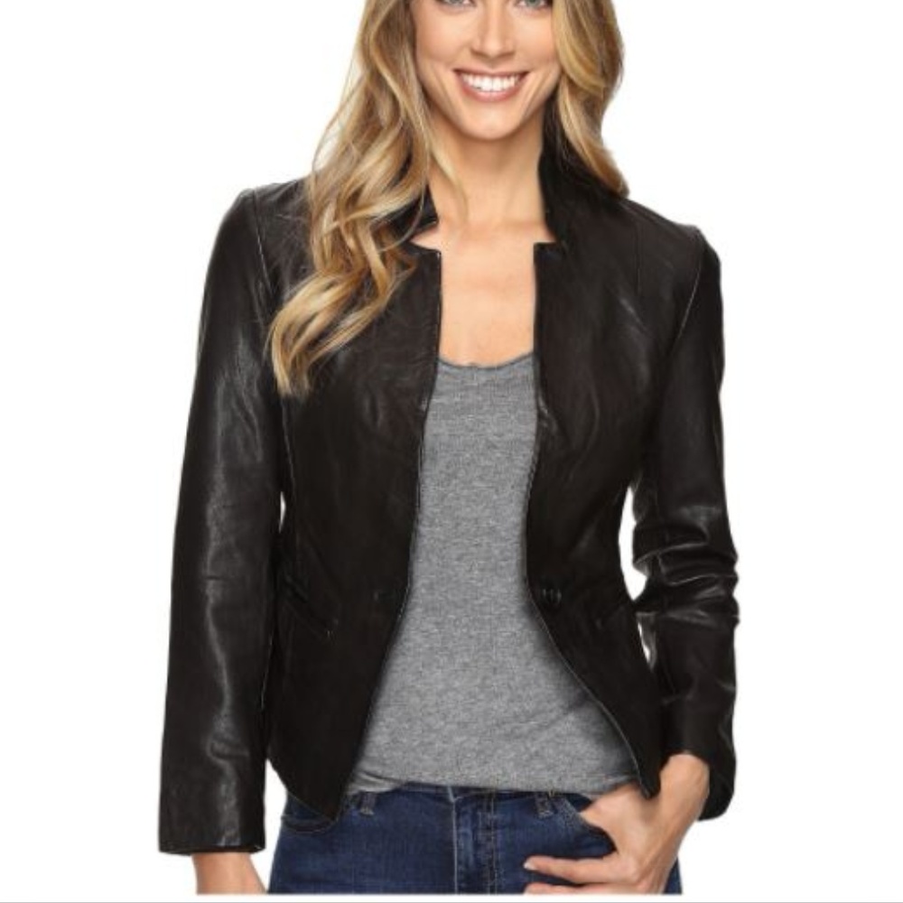 NWOT Lucky Brand Leather Jacket